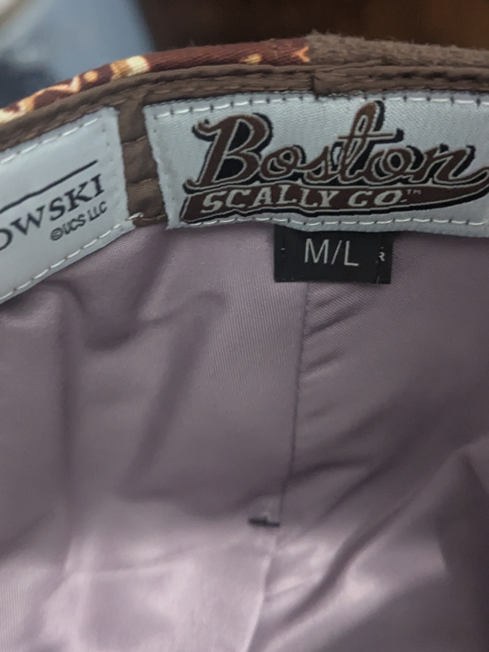 Boston Scally The Big Lebowski "The dude" cap M/L - Picture 4 of 5